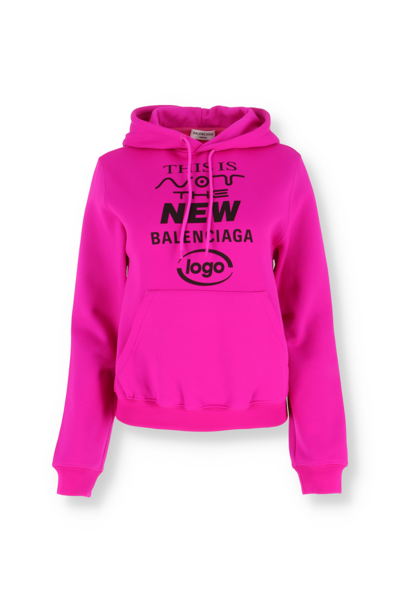Kapuzen-Sweatshirt Balenciaga Shrunk This Is Not