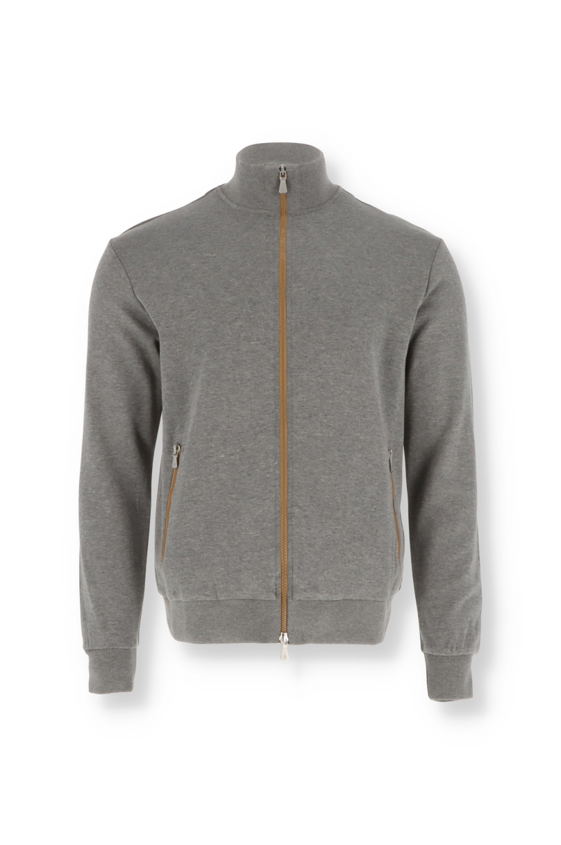 Sweatshirt mit Reißverschluss Eleventy Platinium