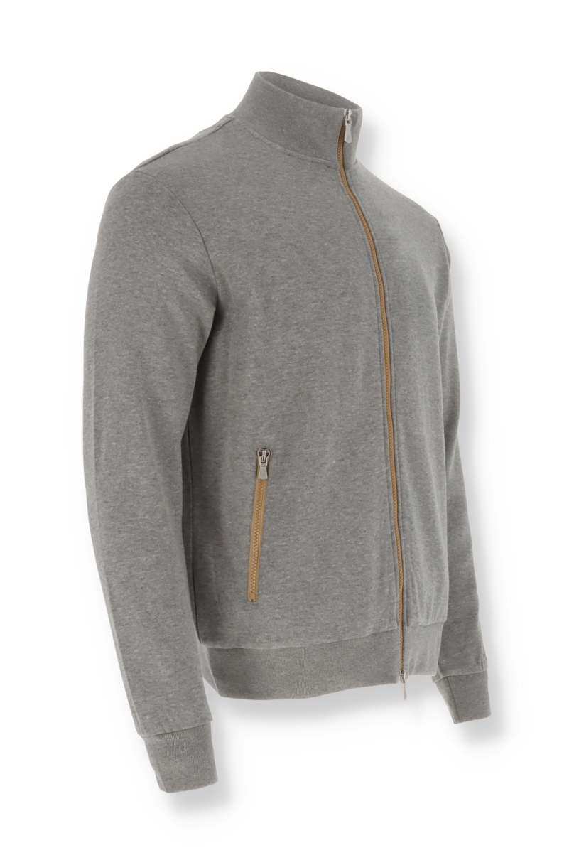 Sweatshirt mit Reißverschluss Eleventy Platinium