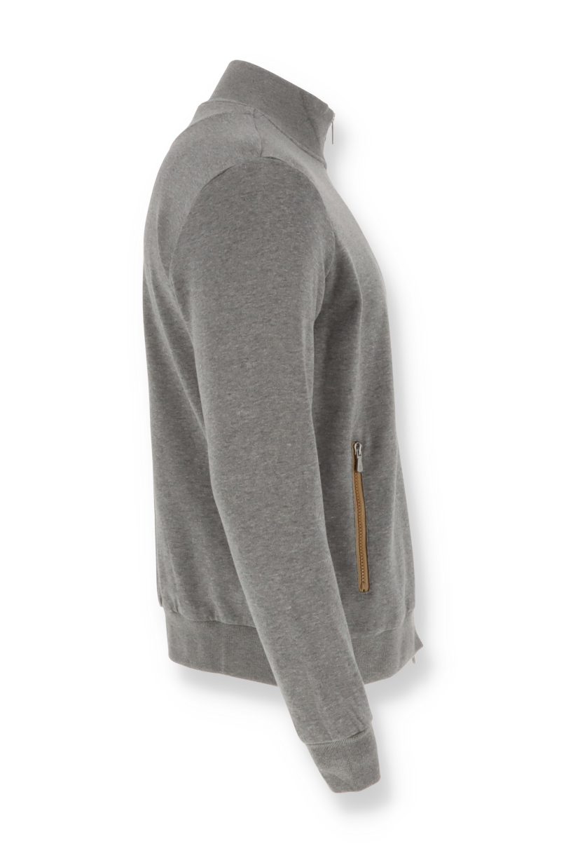 Sweatshirt mit Reißverschluss Eleventy Platinium