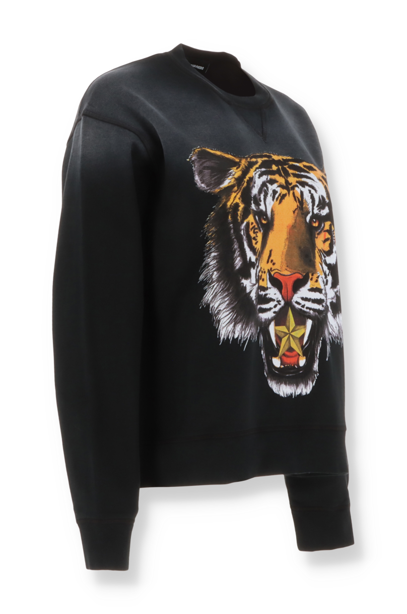 Luxury brands, Dsquared2 Sweatshirt Tiger
