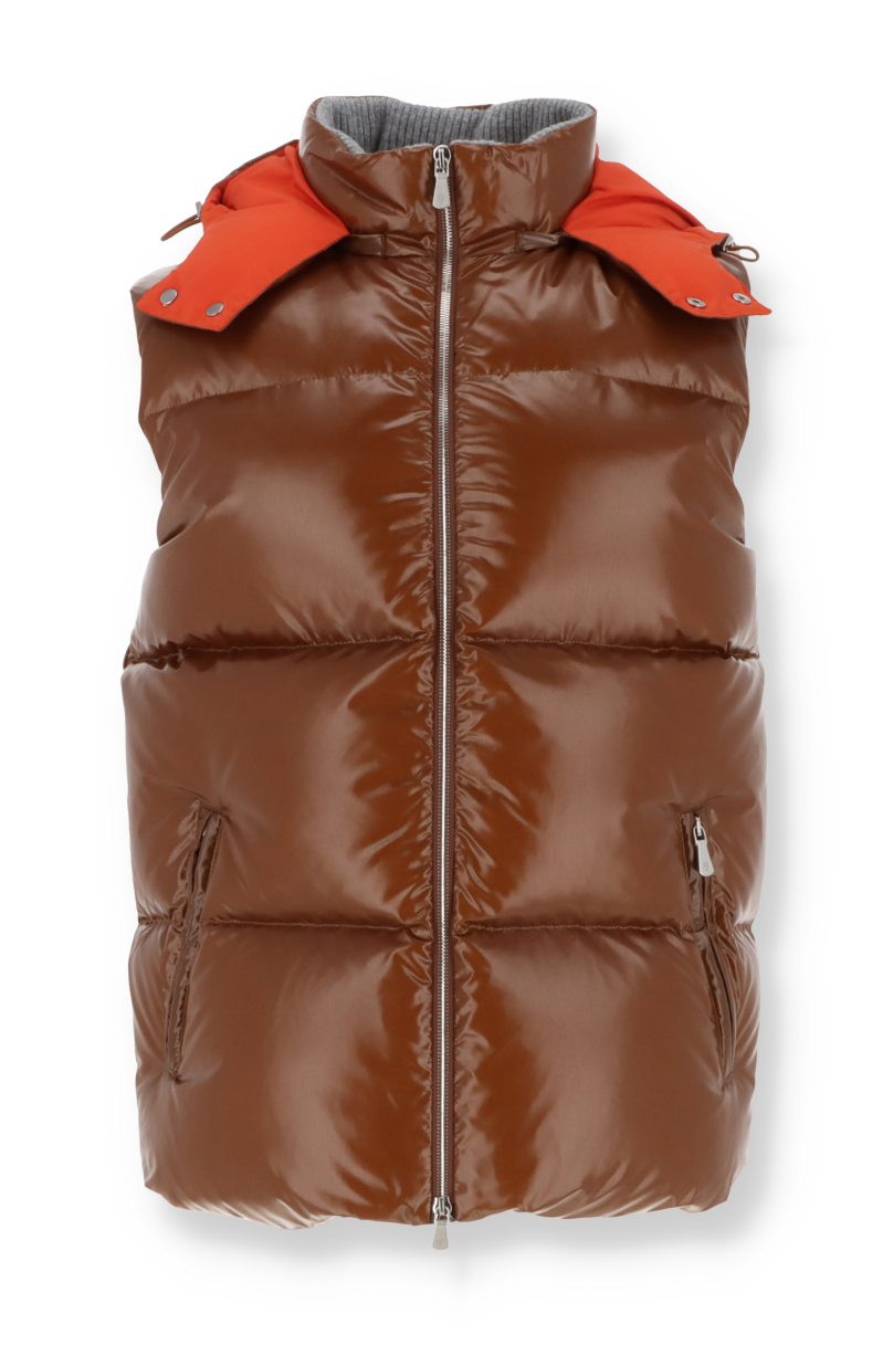 Eleventy Quilted Sleeveless Jacket