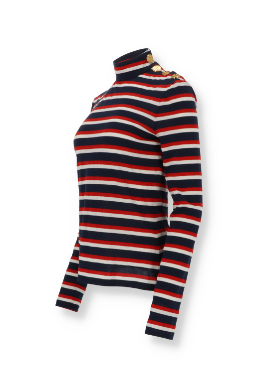 Striped Balmain Sweater