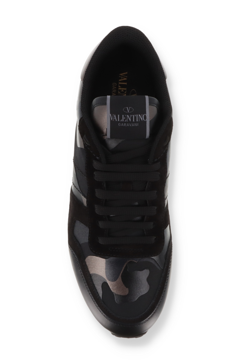 Valentino Camouflage Rockrunner Sneaker Olive 0al - ONU
