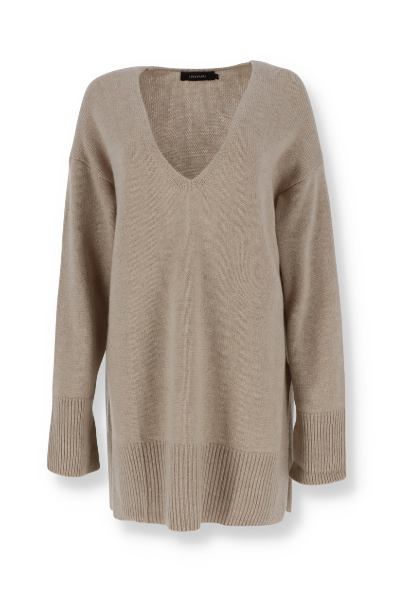 Lisa Yang V Neck Sweater