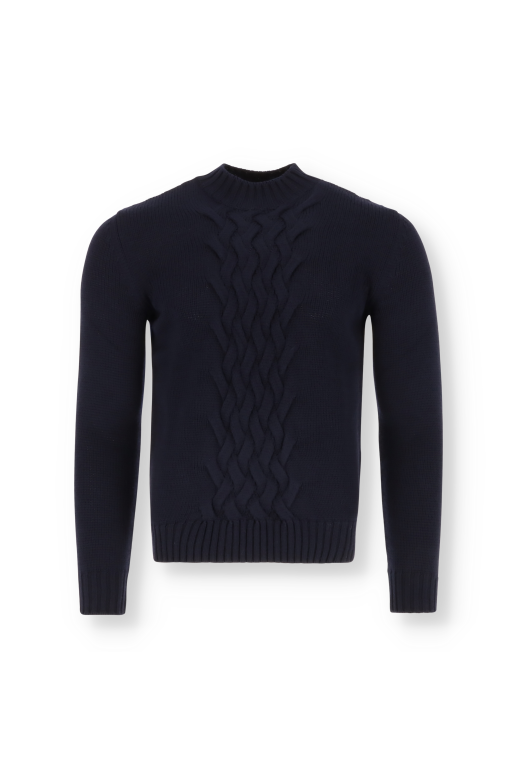 Eleventy High Collar Sweater