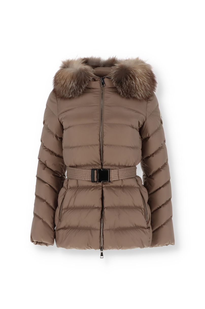 Moncler fox fur coat online