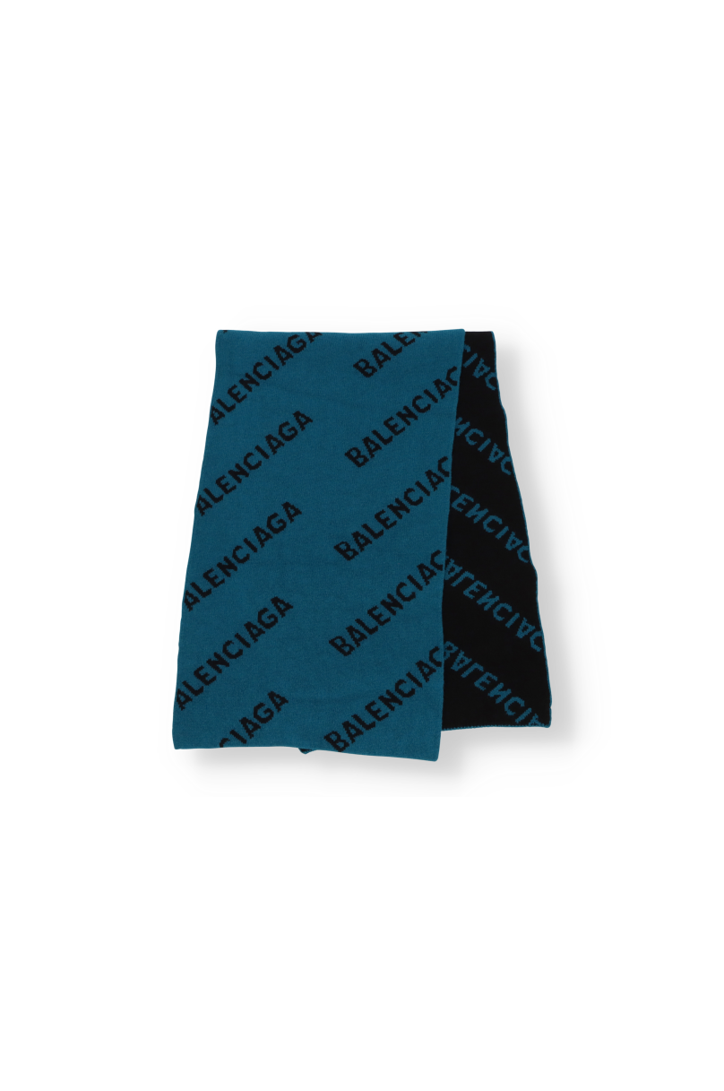 Balenciaga Allover Logo Scarf