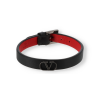 Bracelet en cuir grainé Valentino