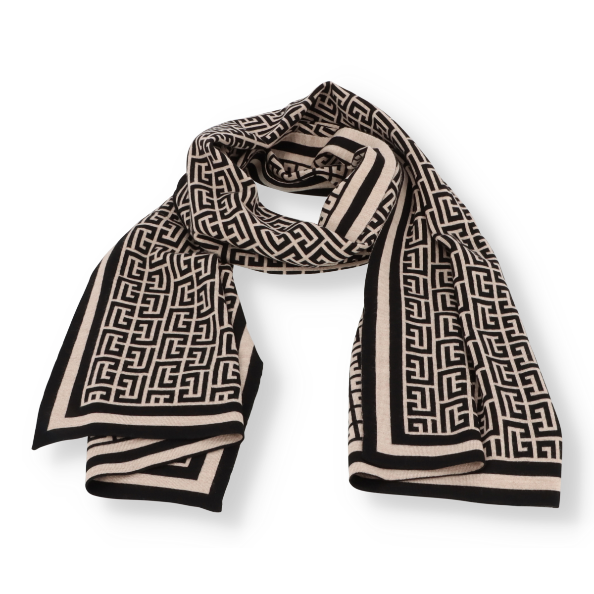 Luxury brands | Balmain Monogram Scarf | Drake Store