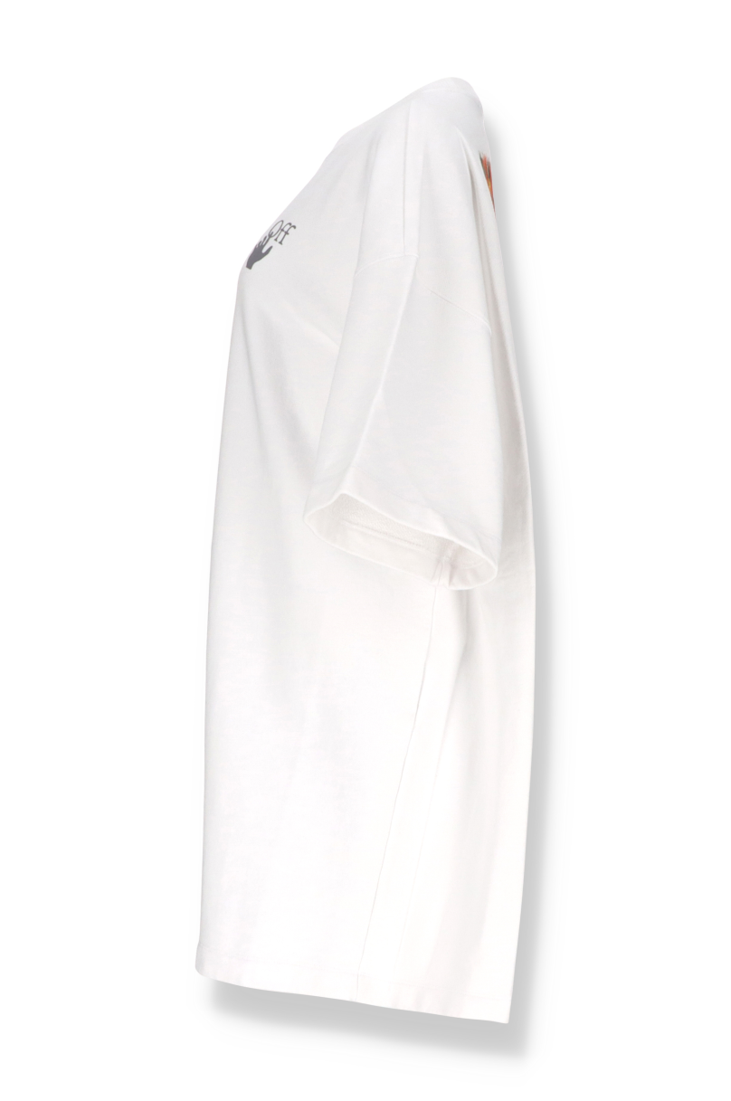 Robe Off-White à motif - Outlet