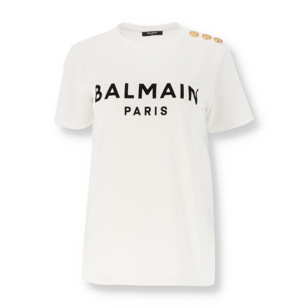 t-shirt balmain mit logo