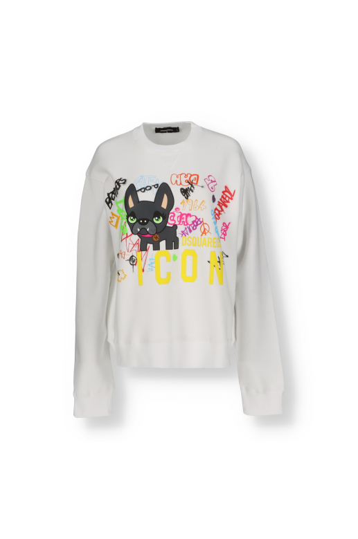 Dsquared2 graffiti sweatshirt hotsell