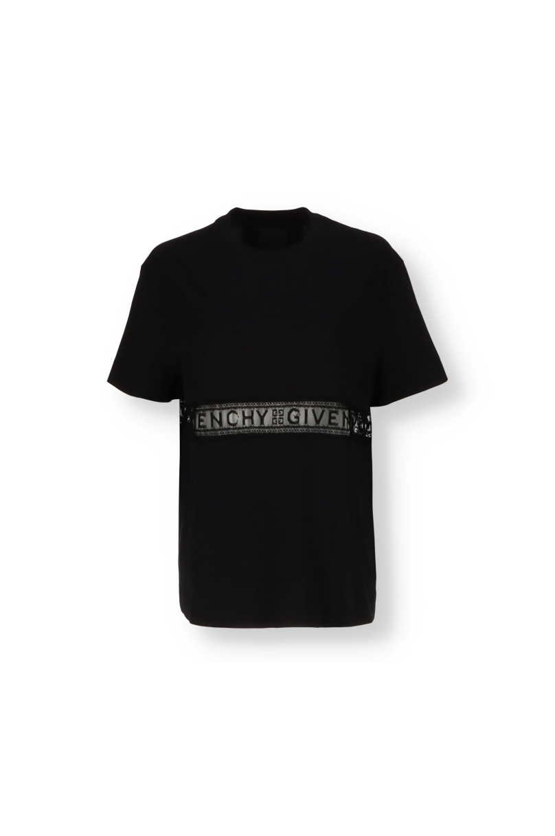 T-Shirt mit Spitze Givenchy
