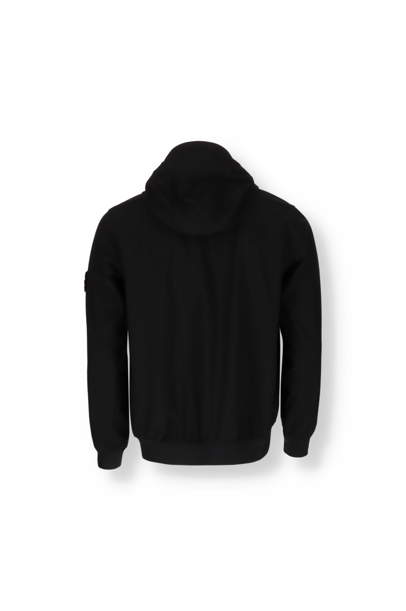 Plain black stone outlet island jumper