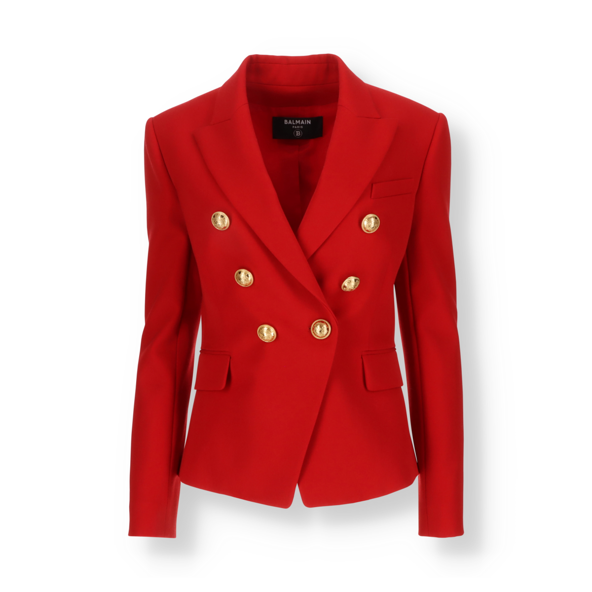 Jacke mit gekreuzten Knöpfen Balmain
