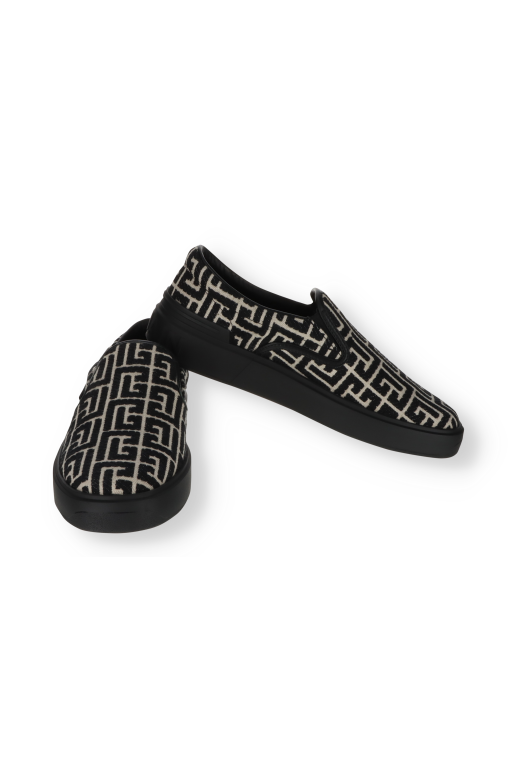 Balmain Monogram Loafers