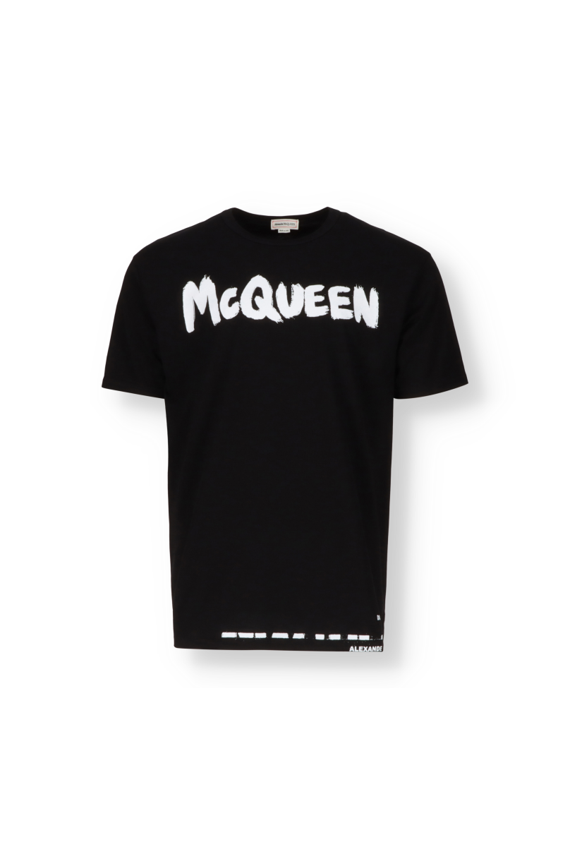 Luxury brands Alexander McQueen Graffiti T-Shirt Drake Store