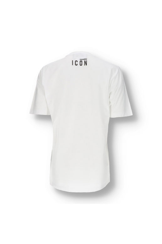 Femme Tops Tops DSquared² T-shirt à imprimé Icon Coton DSquared² en coloris Blanc 