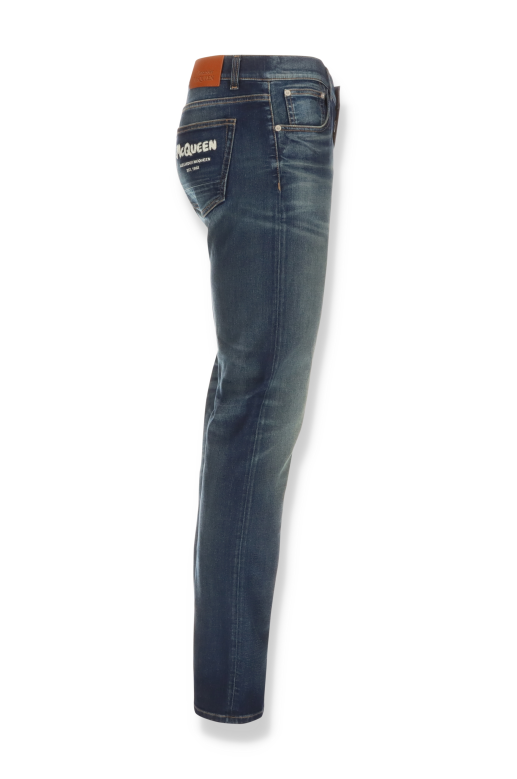 Jeans Graffiti Alexander McQueen