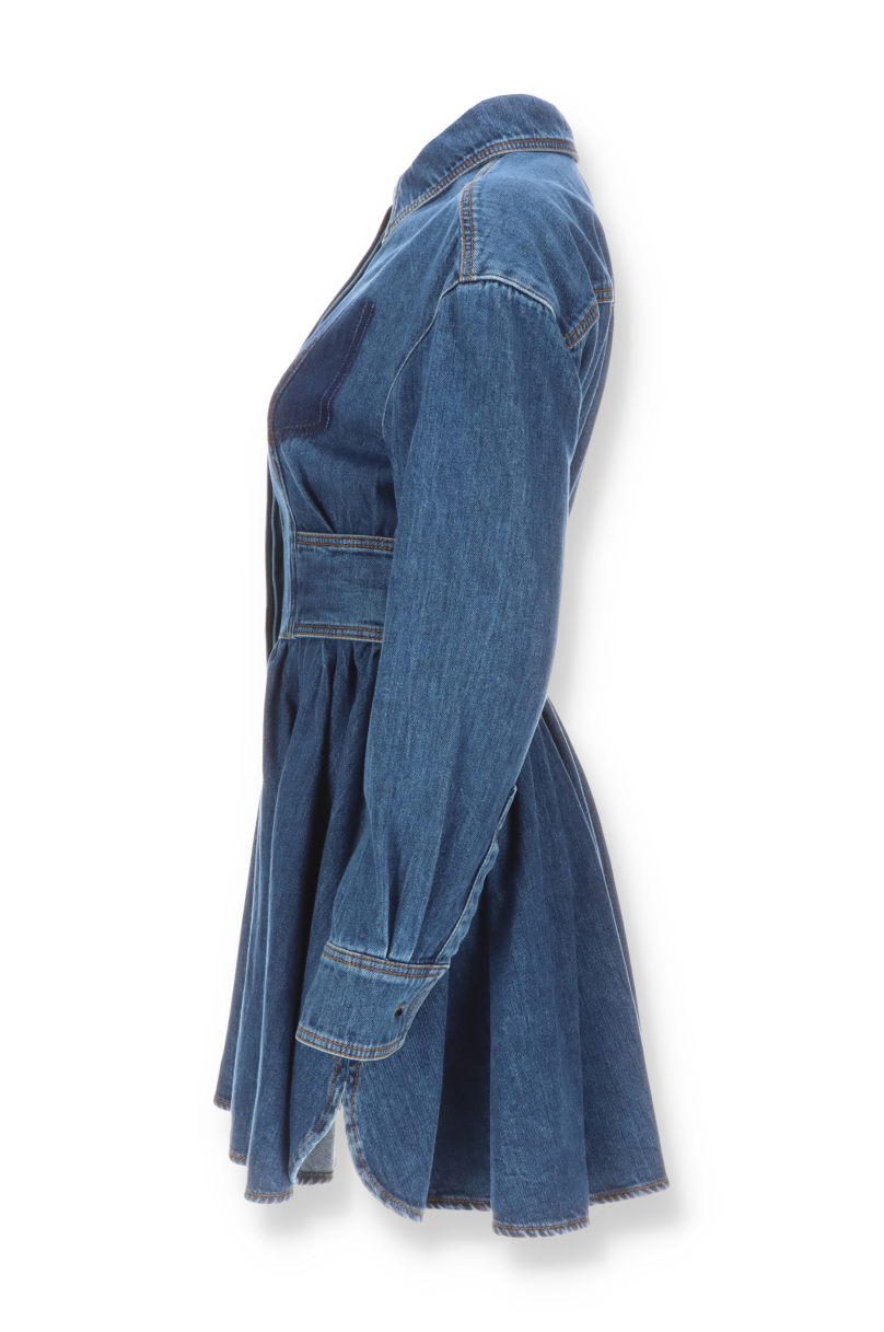Alexander McQueen Denim Dress
