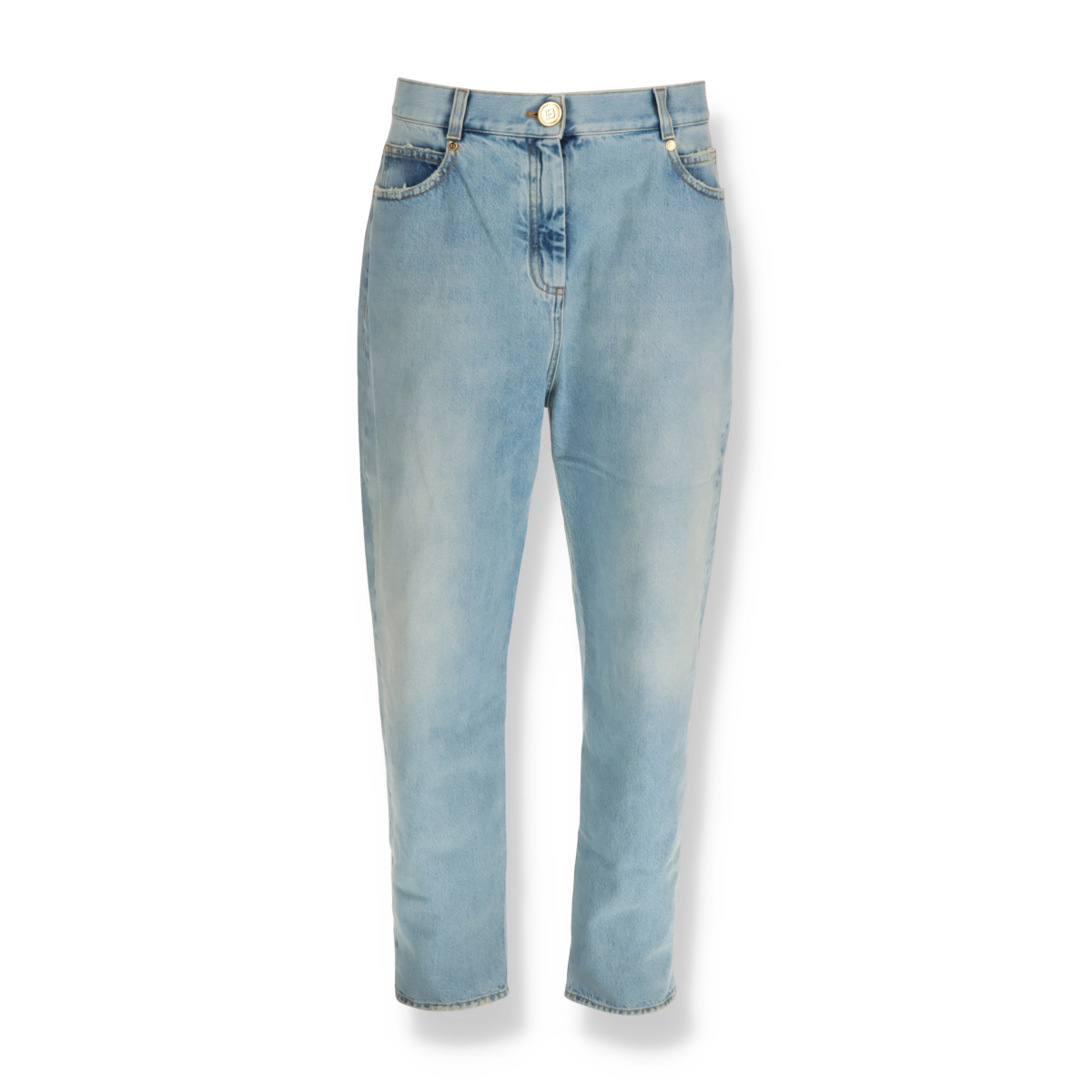 Boyfriend-Jeans mit niedriger Leibhöhe Balmain