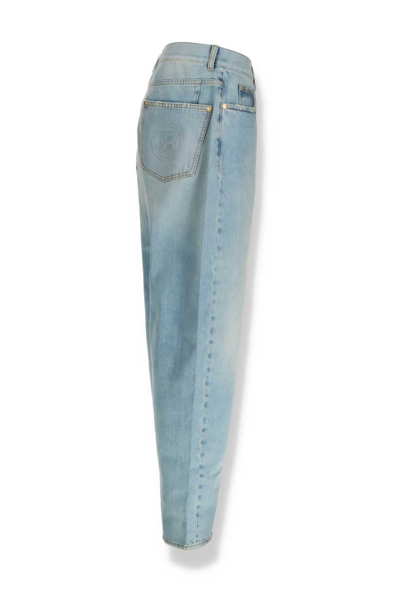 Boyfriend-Jeans mit niedriger Leibhöhe Balmain