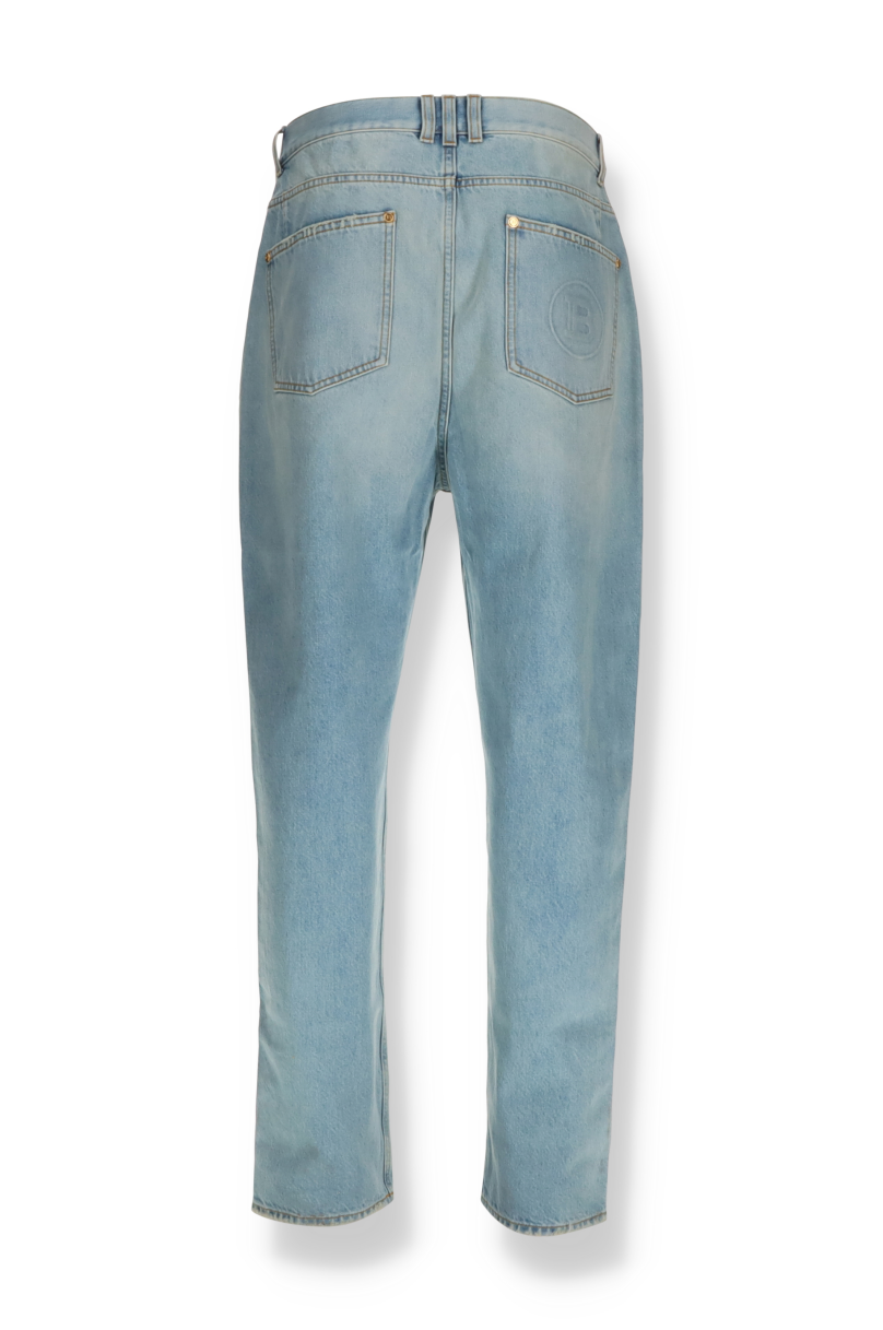 Boyfriend-Jeans mit niedriger Leibhöhe Balmain