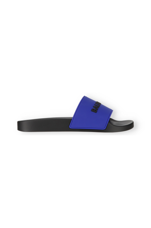 Balenciaga pool slides cheap blue