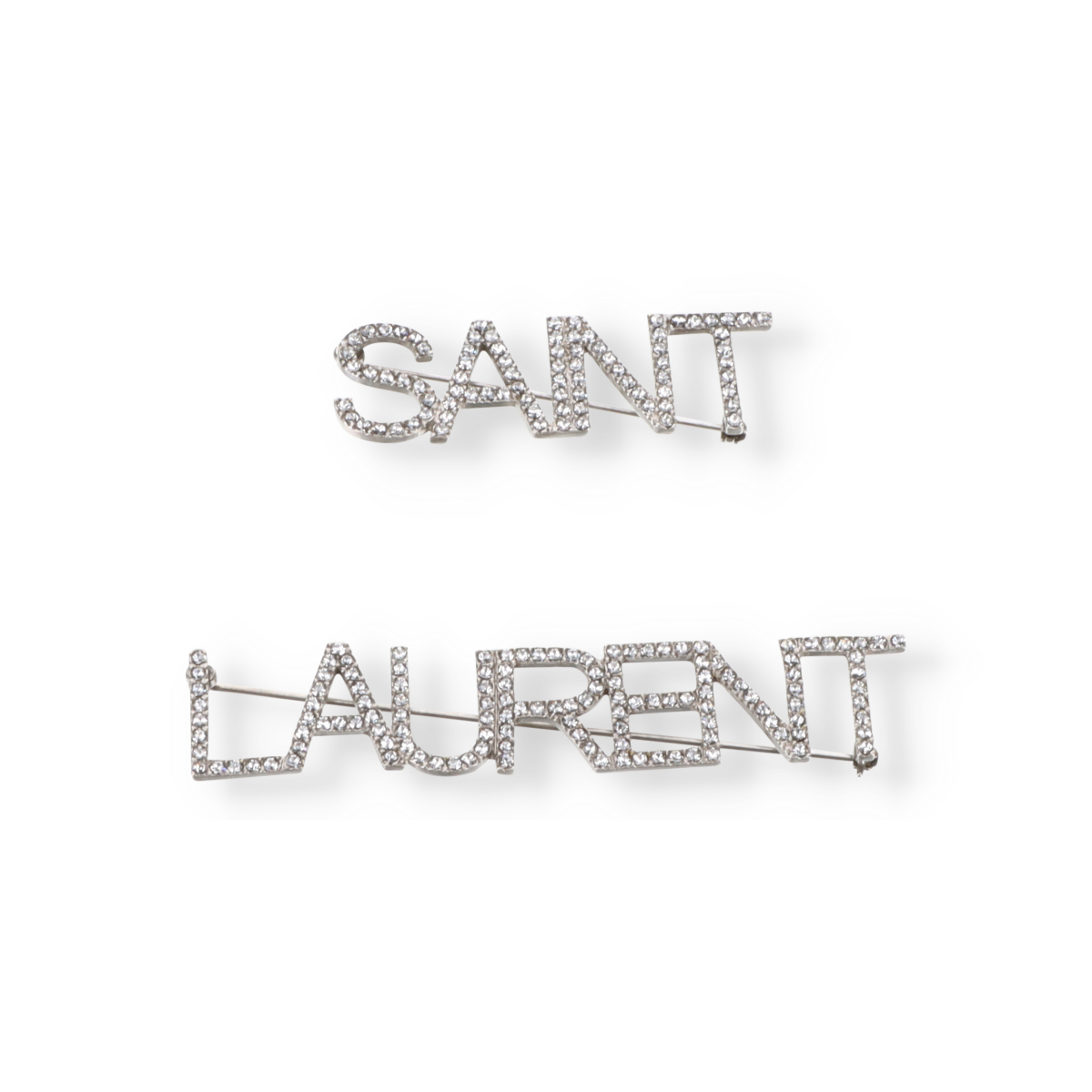Saint Laurent Set of Brooches