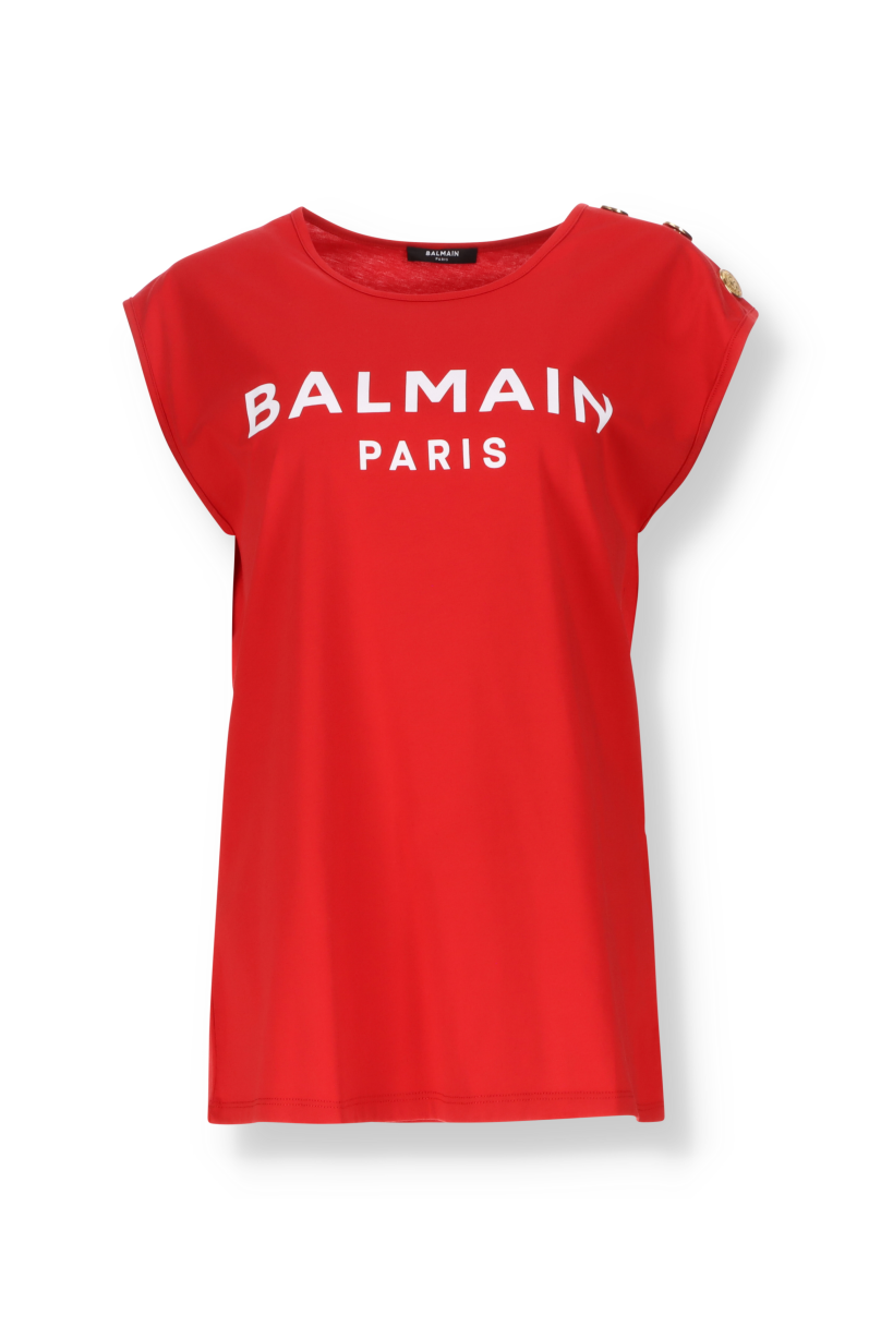 Ärmelloses T-Shirt Balmain