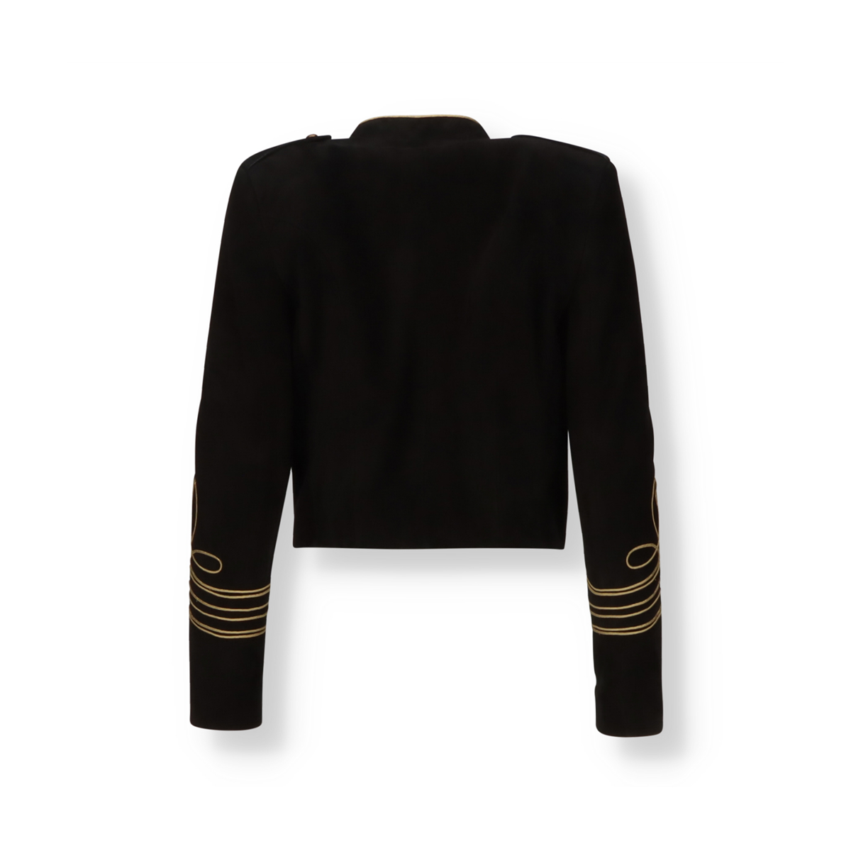 Stylish Saint Laurent SS15 Psych Rock Leather Napoleon Jacket