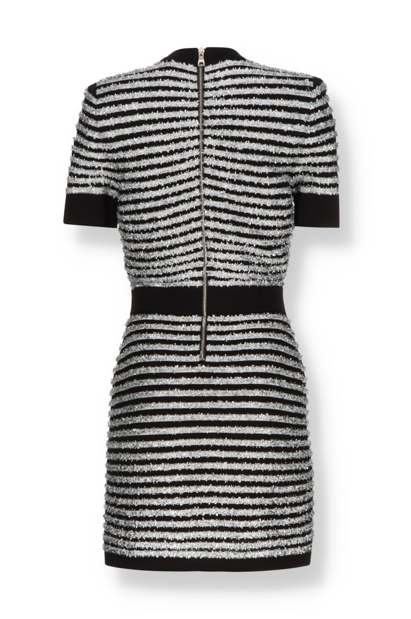 Kurzes herzförmiges Cache-Kleid Balmain - Outlet
