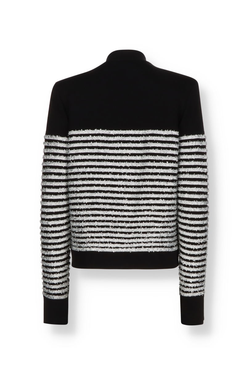 Gestreifte Jacke Balmain - - Outlet