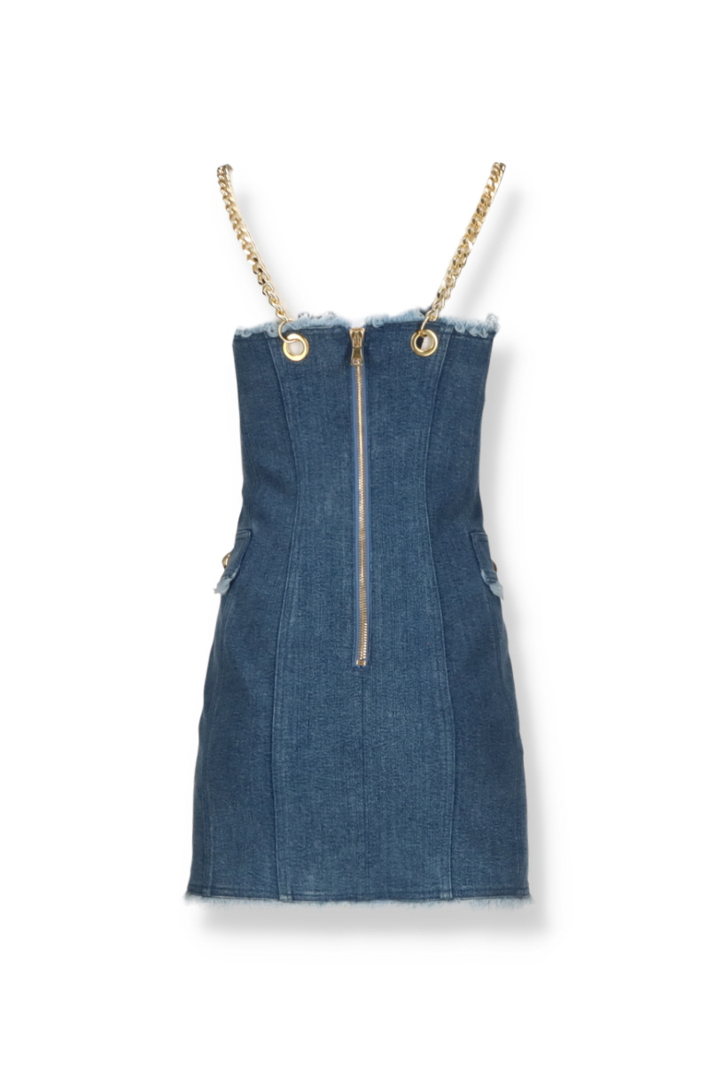 Robe denim Balmain - Outlet