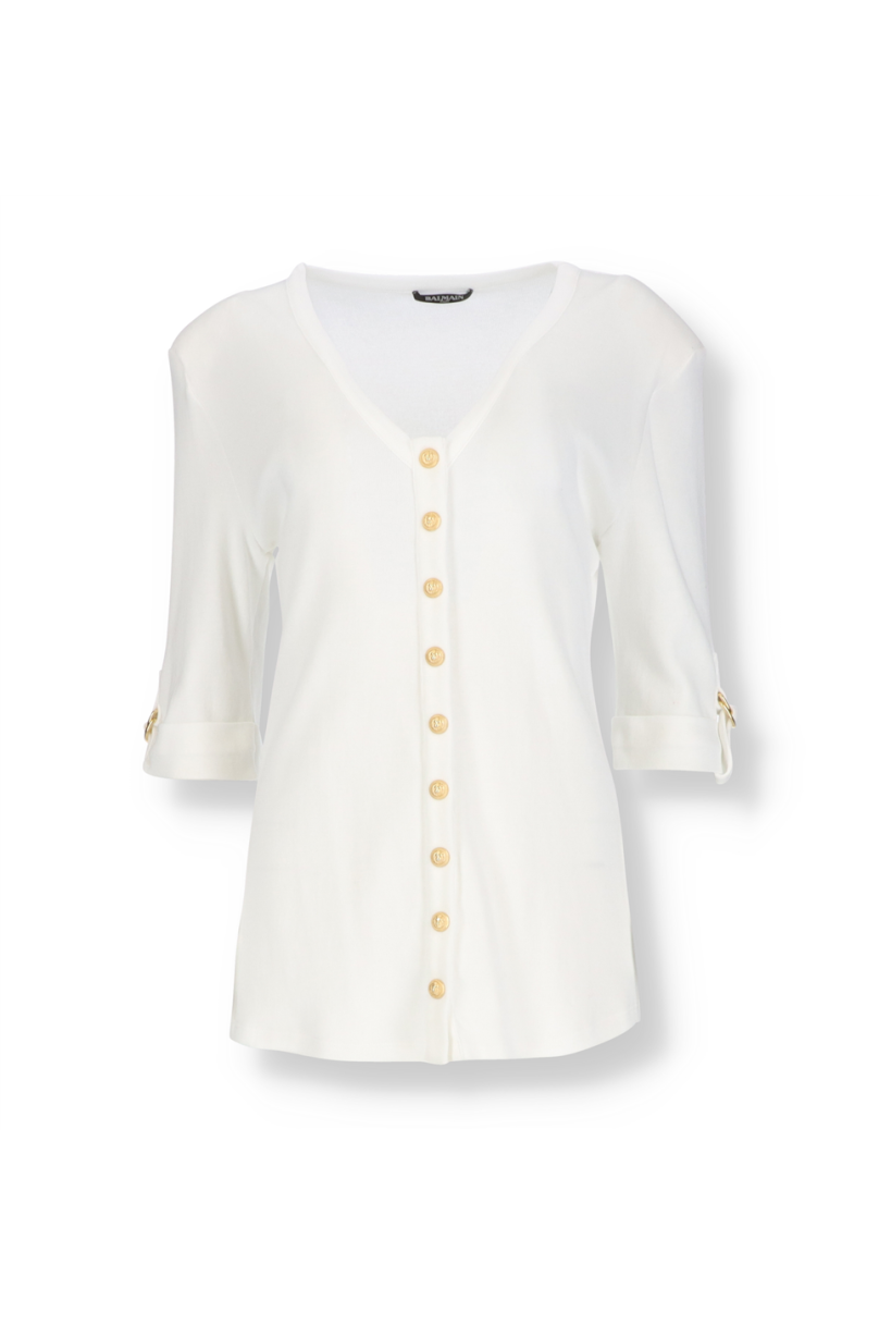 Top mit Knöpfen Balmain - - Outlet