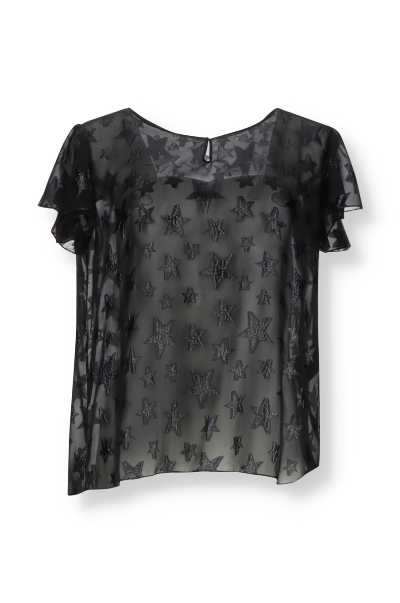 Saint Laurent Star Pattern Top  - Outlet