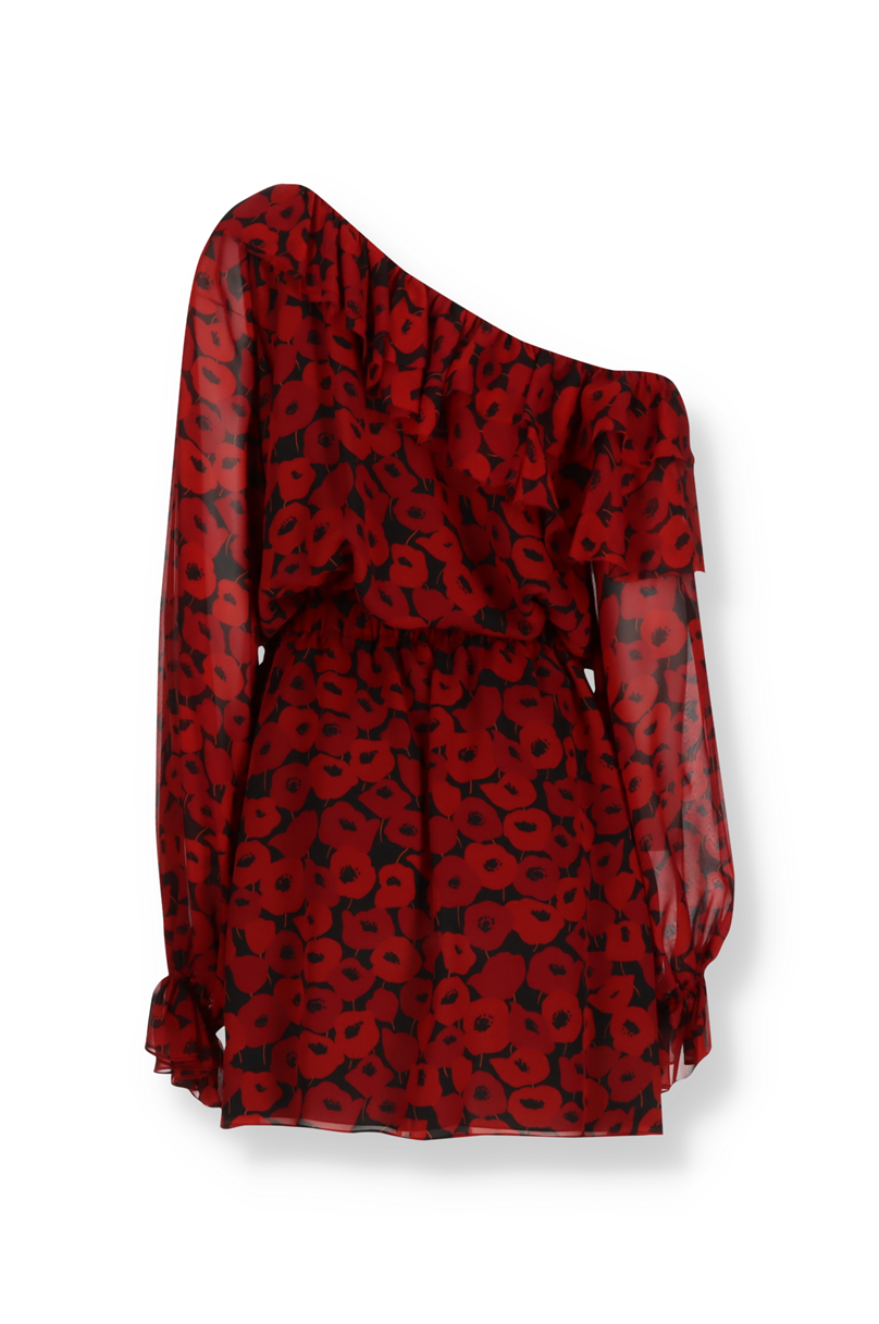 Asymmetrisches Kleid Saint Laurent - - Outlet
