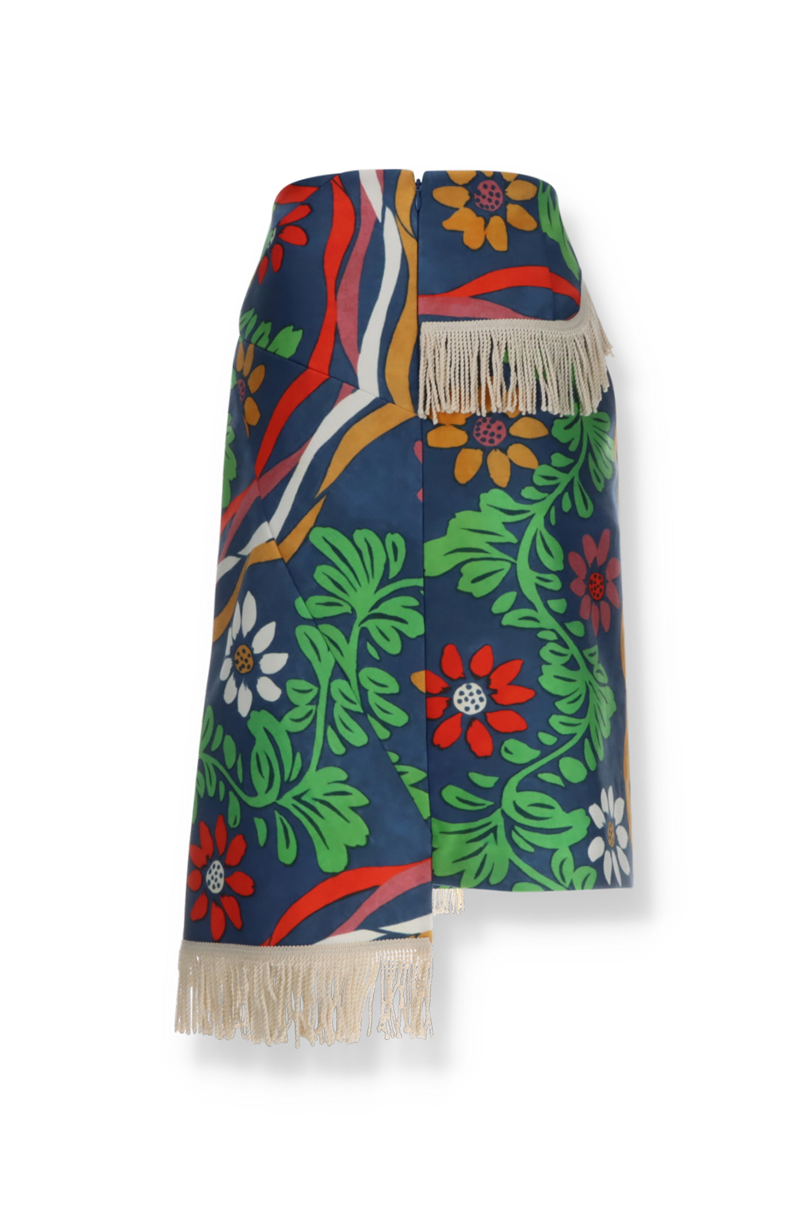 Balenciaga Asymmetrical Skirt with fringe - Outlet
