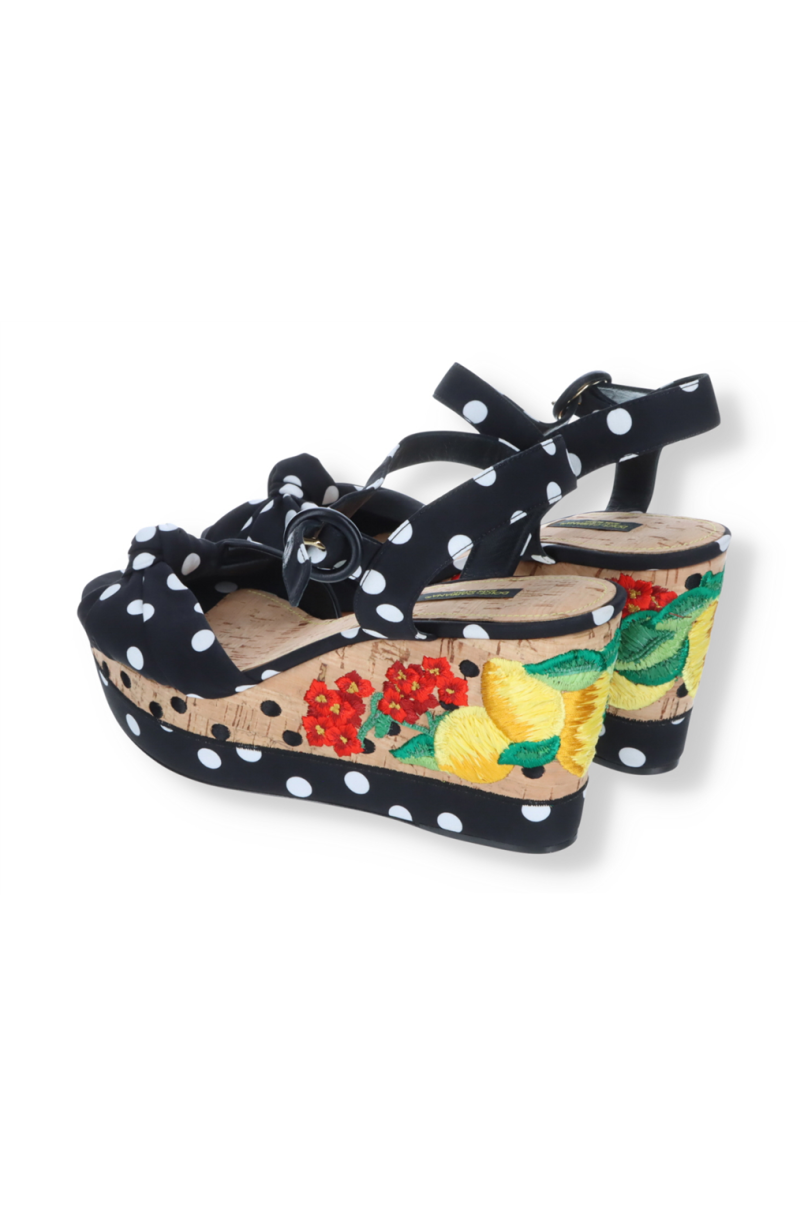 Dolce & Gabbana wedge sandals - Outlet