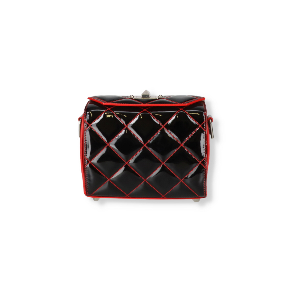 Alexander McQueen Patent Handbag - Outlet