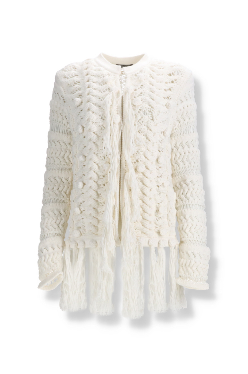 Gilet effet tricot Balmain - Outlet