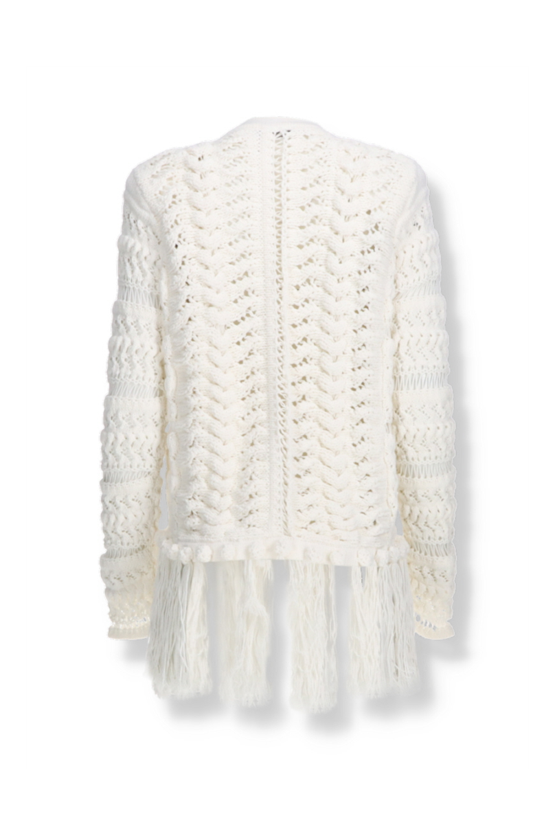 Gilet effet tricot Balmain - Outlet