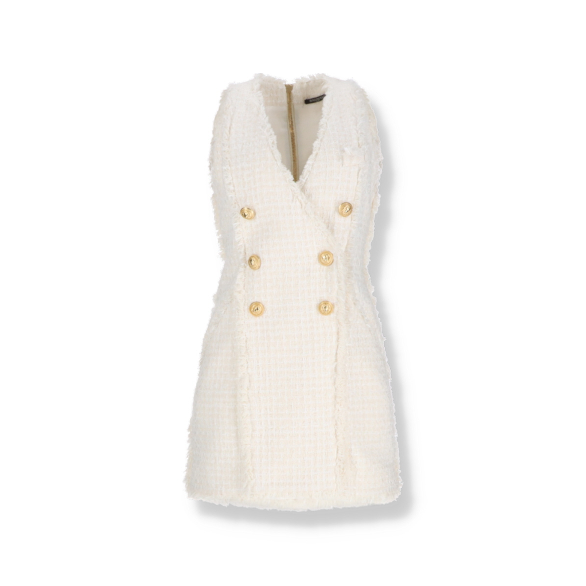 Kurzes ärmelloses Kleid Balmain - Outlet