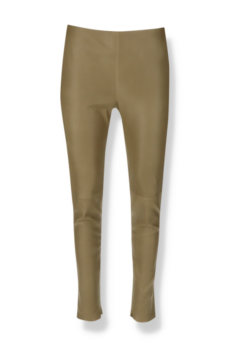 Luxury brands, Balenciaga leather leggings - Outlet