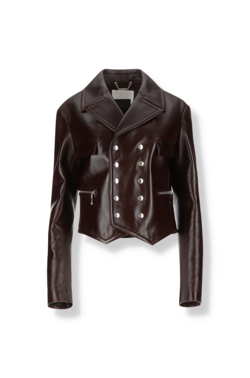 Chloé Leather Jacket - Outlet