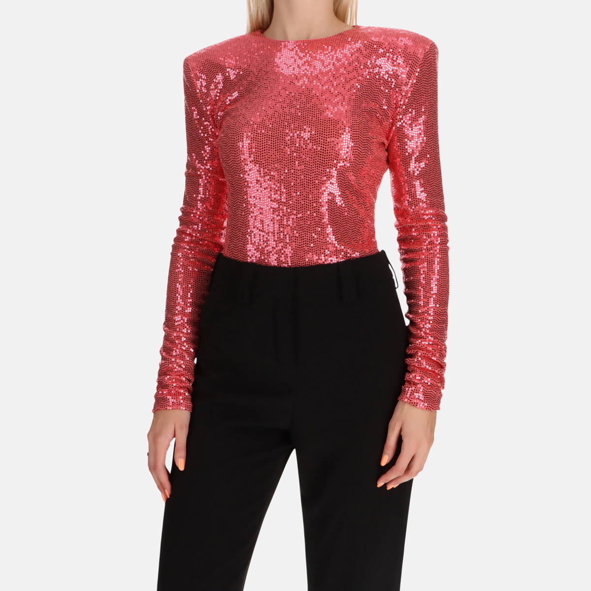 Tシャツ・カットソー ALEXANDRE VAUTHIER SS23 Off-shoulder top (231KTO1809 BLUSH) 212b8be7a93694e17154431eefe20b