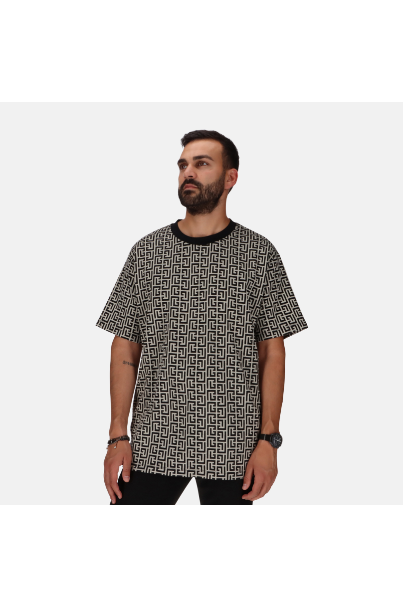 Monogramm-T-Shirt Balmain