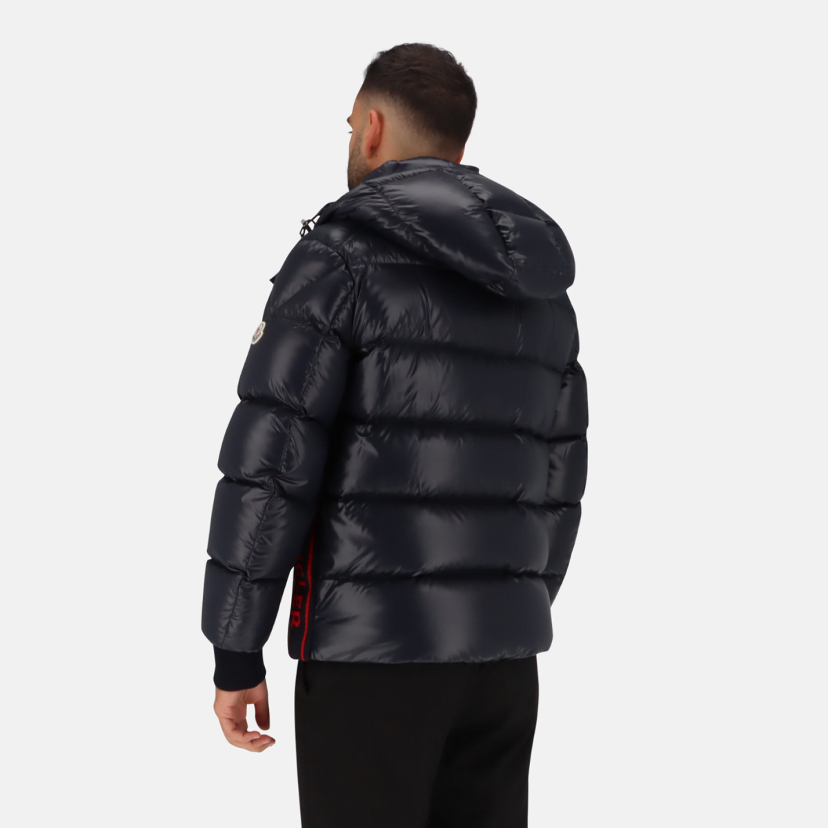 Luxury brands Moncler down jacket Drake Store