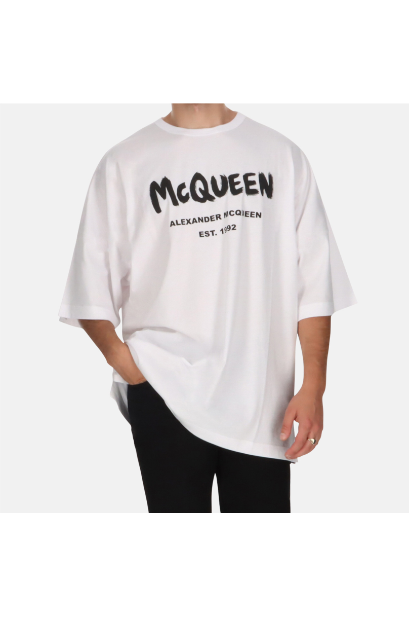 Graffiti-T-Shirt Alexander McQueen